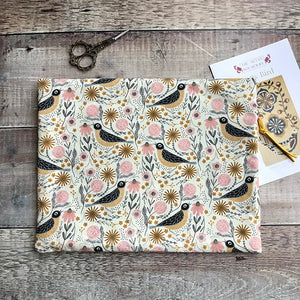 Birdsong Cross Stitch Bag