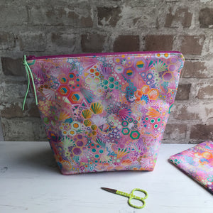Pink Sparkle Medium Zipper Bag