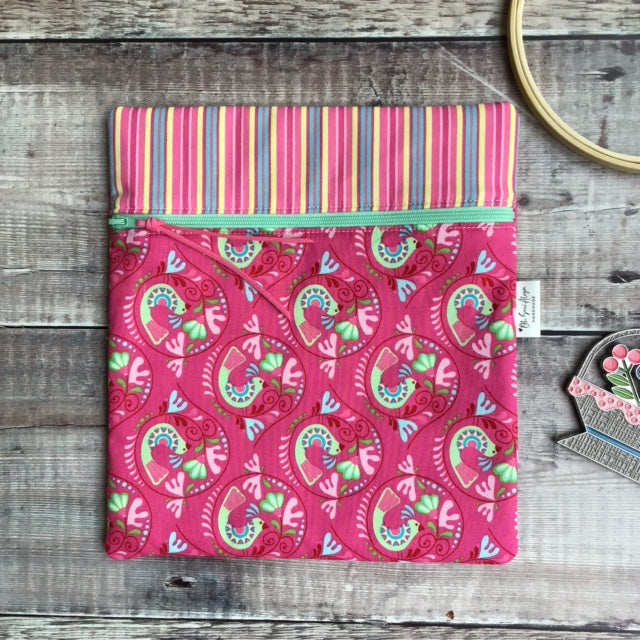 Spring Birds Small Fabric Bag