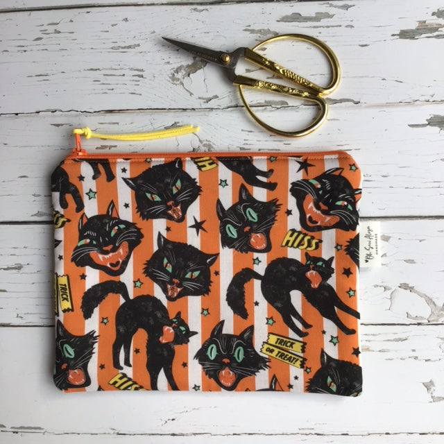 Scary Cat Large Notions Pouch
