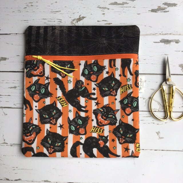 Black Cats Small Fabric Bag