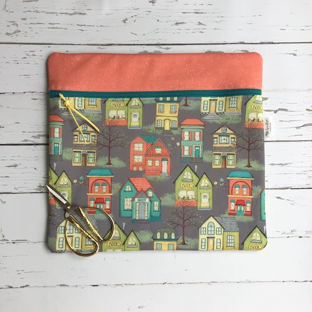 Autumn Village Medium Project Bag