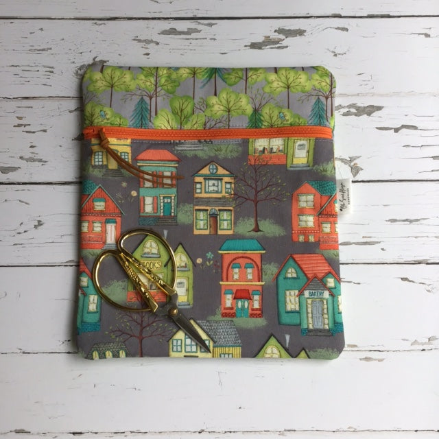 Autumn Village Small Project Bag