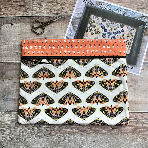 Moth Cross Stitch Bag