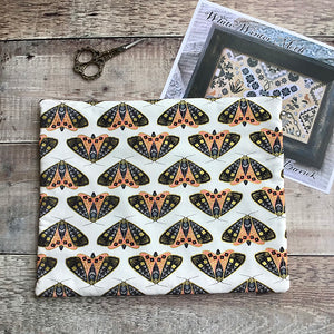 Moth Cross Stitch Bag