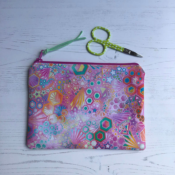 Pink Sparkle Notions Pouch