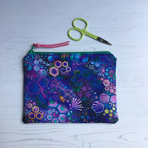 Purple Sparkle Notions Pouch