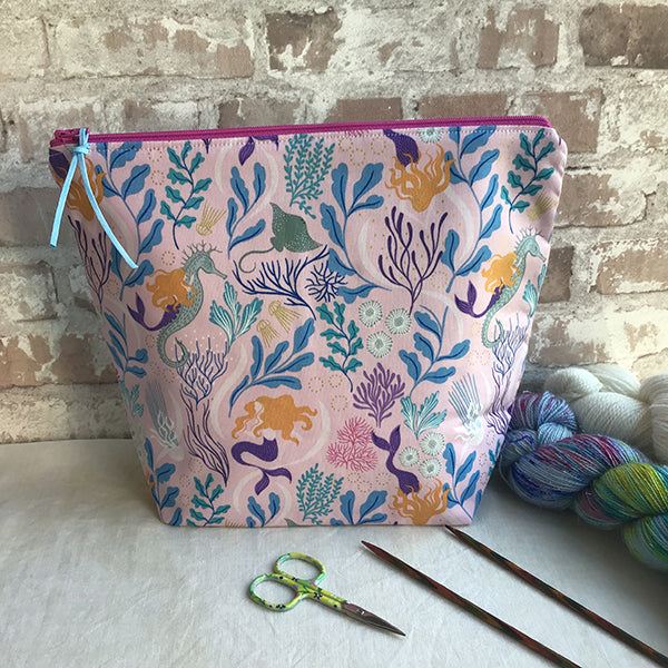 Pink Mermaids Zipper Bag
